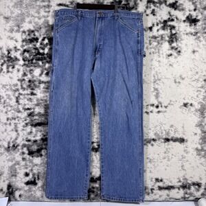 Round House Jeans Mens Size 40x32.5 Wide Leg Baggy Y2k Carpenter Skater Punk